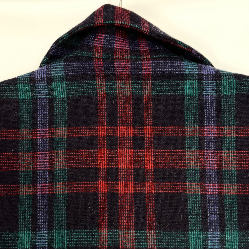 Pendleton Vintage Wool Plaid Jacket Shacket Red B… - image 8